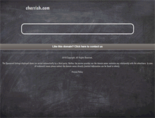 Tablet Screenshot of cherrish.com